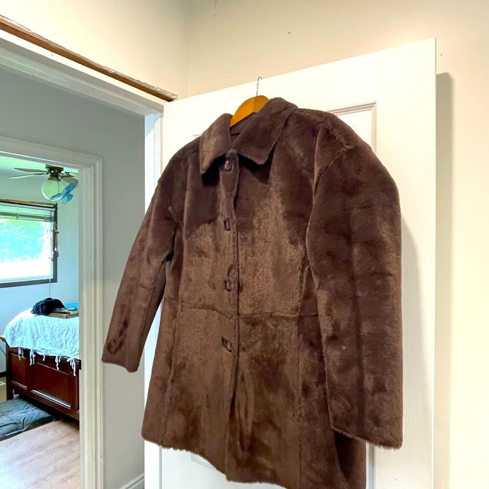 NWOT Guess Reversible Faux Fur and Polyurethane Leather